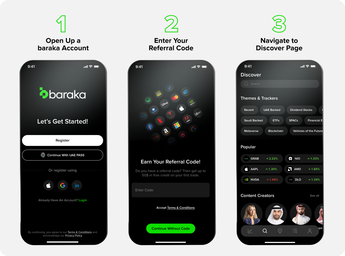 download and register baraka